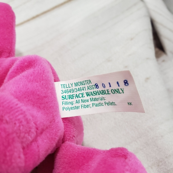 🌞SOLD🌞 Sesame Street Elmo & Telly Monster Plush Stuffed Toys Tyco 8 Inch 1997 - Picture 11 of 12